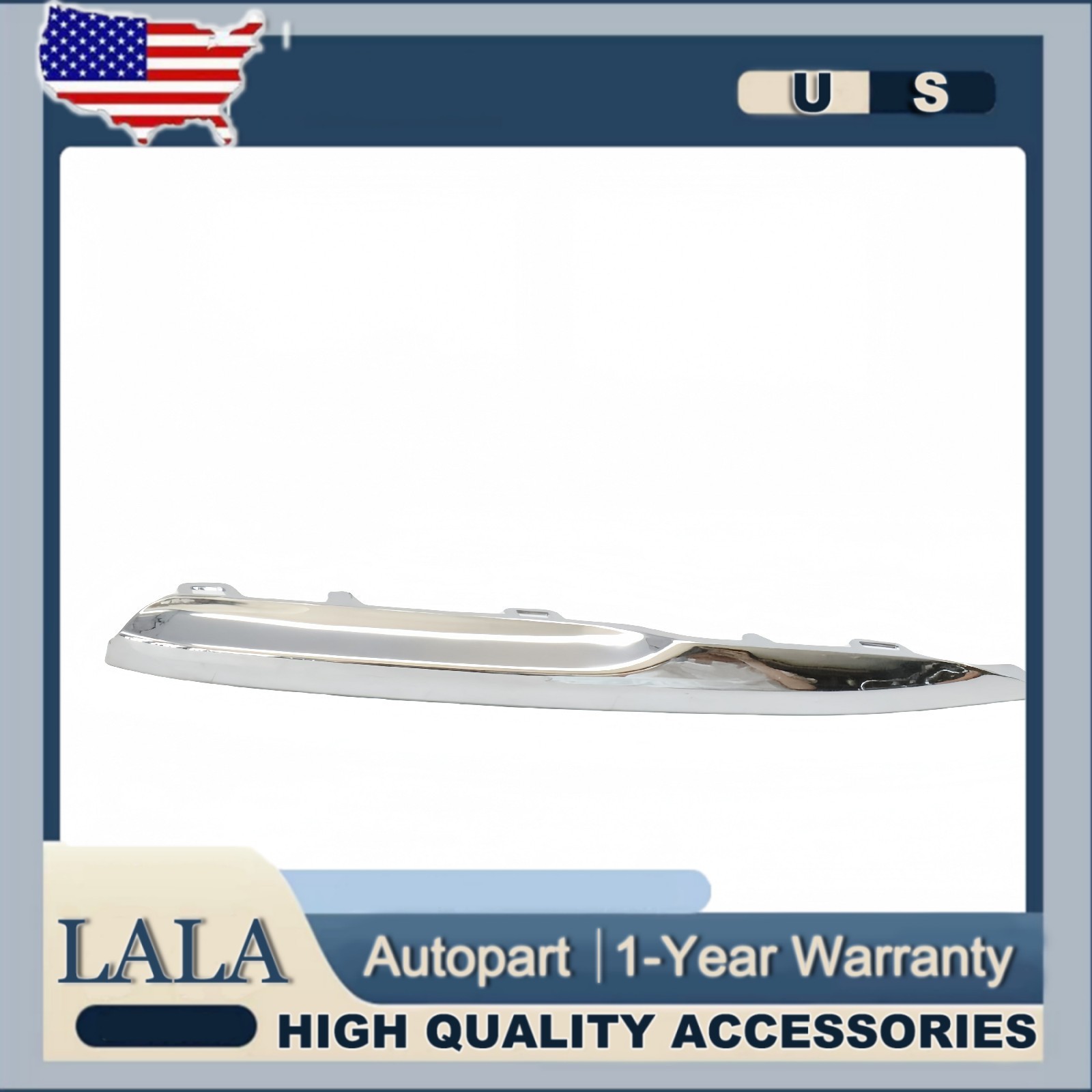 Fits BMW F30 320i 328d 330e 330i 340i Front Bumper Trim Set Driver & Passenger