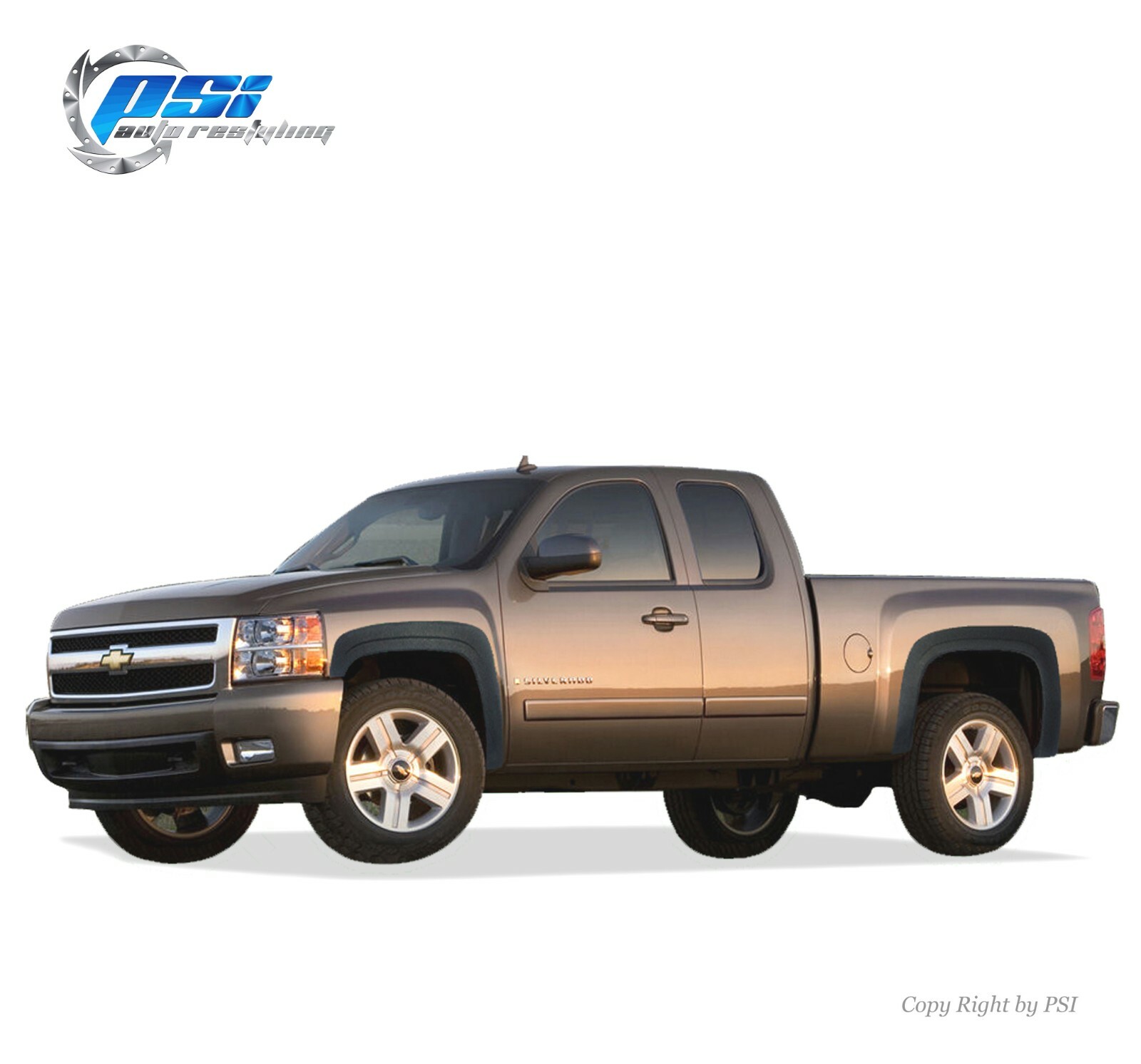 OE Style Textured Fender Flares Fits Silverado 1500 07-13 2500HD 3500HD 07-14