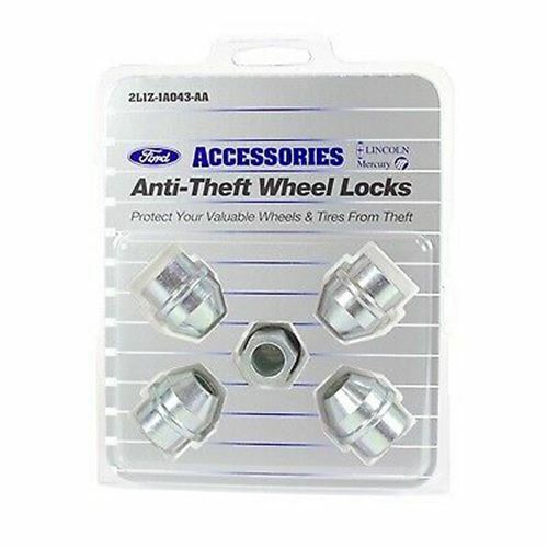 Genuine Ford Expedition Wheel Locks – Zinc-Plated For Hidden Lugs 2L1Z-1A043-AA