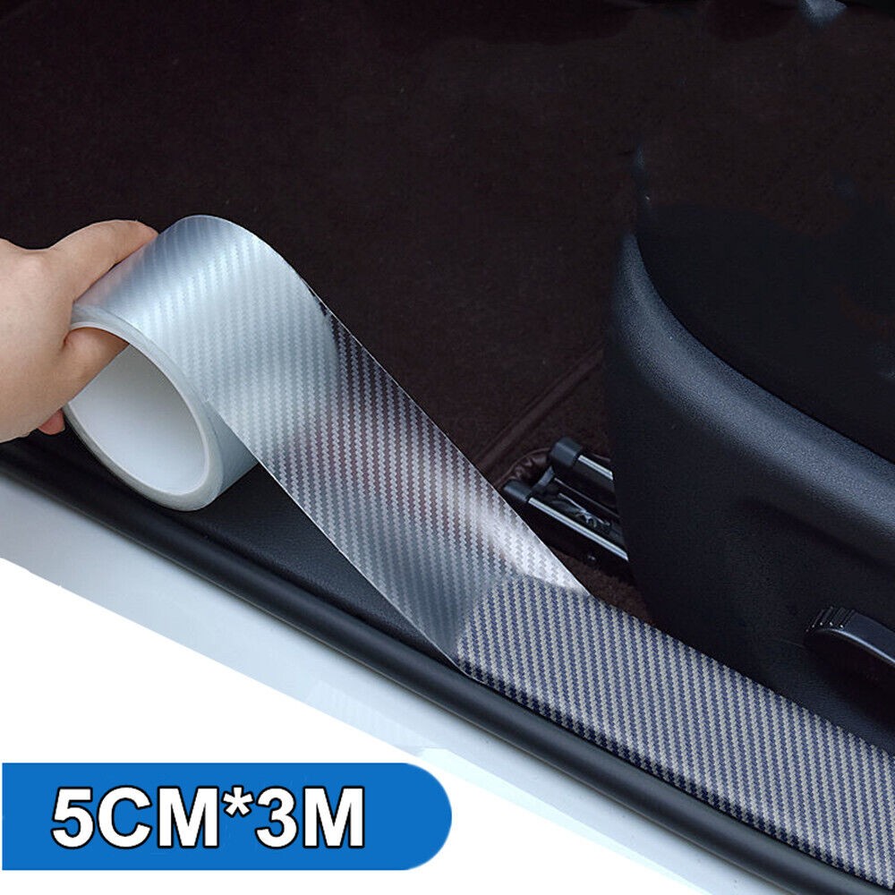 Car Accessories Door Protector Sill Scuff Cover Anti Scratch Sticker 3m*5cm DIY