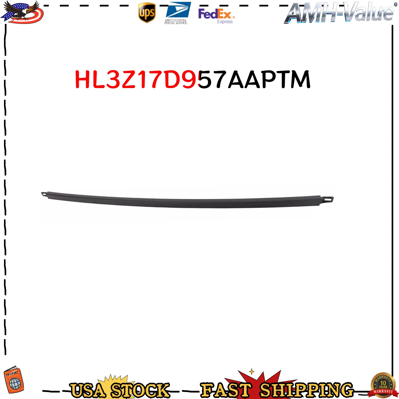 Fits 2017-2020 F150 Truck Ford F-150 New Grille Trim Grill Lower HL3Z17D957AAPTM