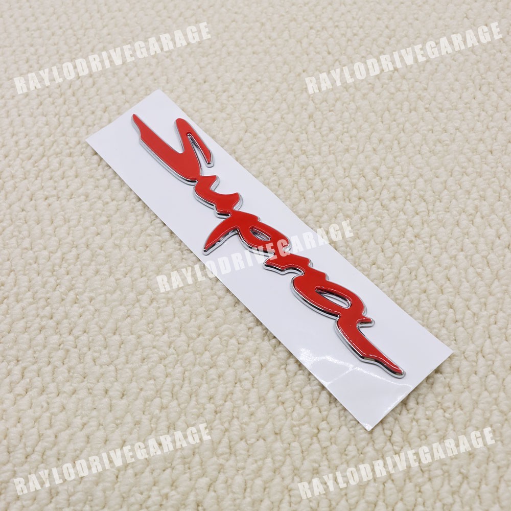 For GR Supra Rear Tailgate Letter Emblem Badge Sport 3D Nameplate Trunk Decals