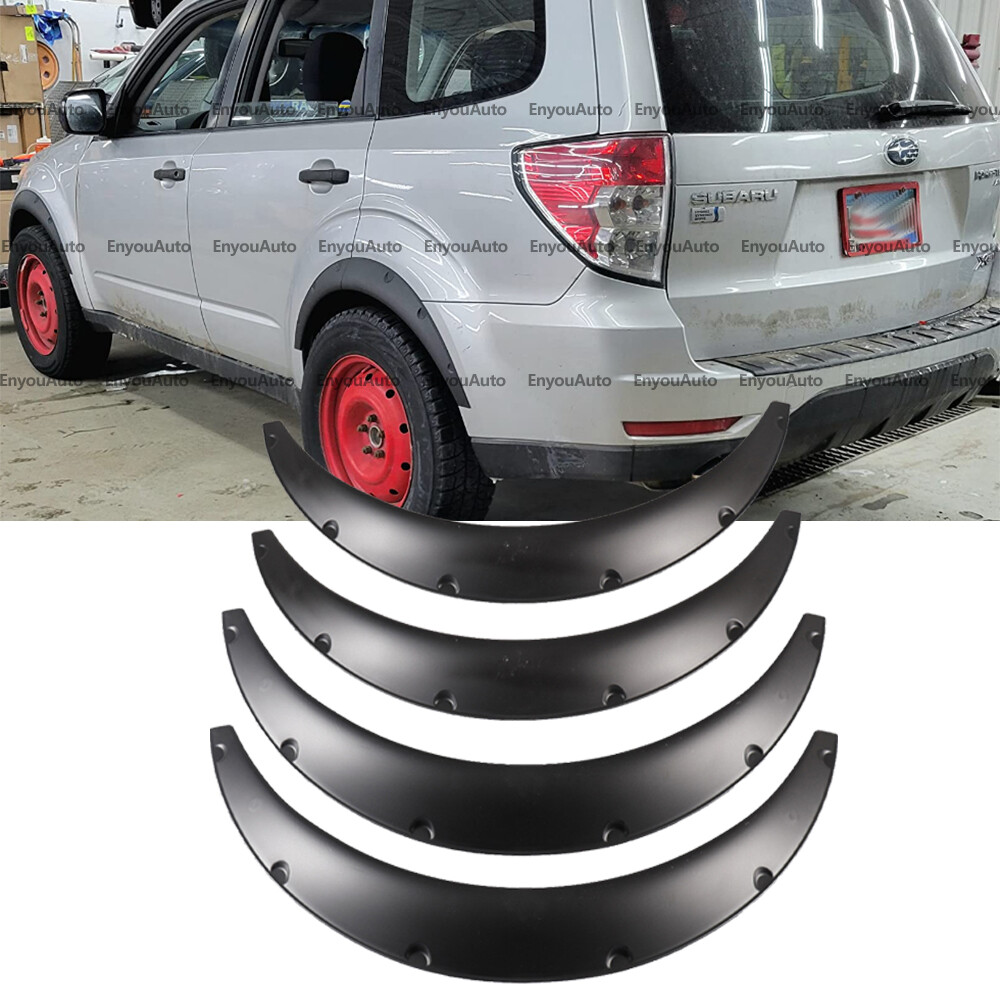 4X 35″ For Subaru Outback Universal Fender Flares Wheel Arches Wide Body Kit