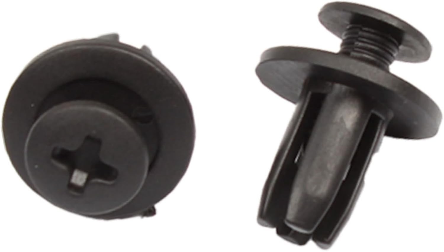 100 Pcs Universal 6mm Plastic Clips – Perfect Fit for Automotive Trim & Bumpers