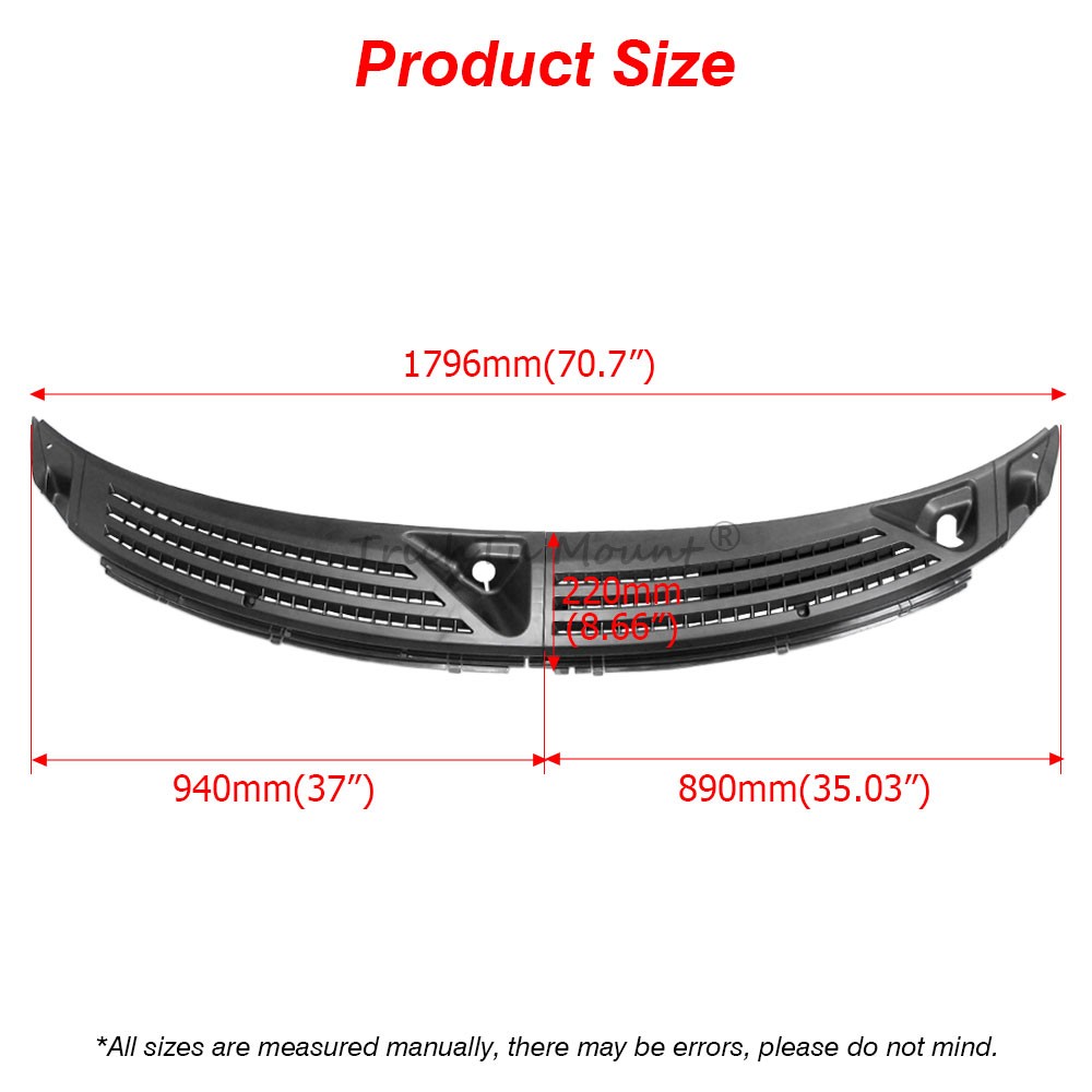 Outer Windshield Window Wiper Cowl Cover Panel Right Left For Ford Driver Side