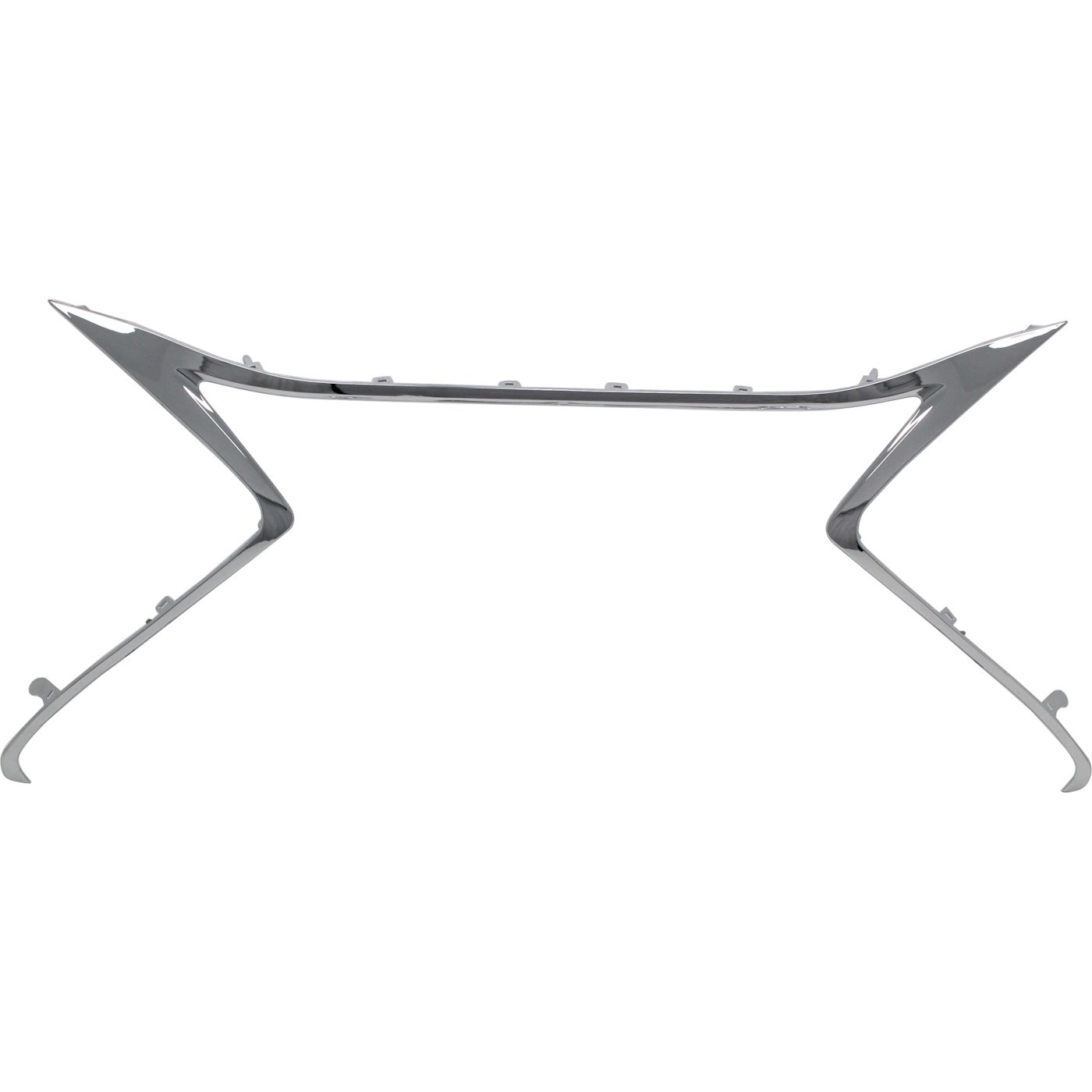 Set of 2 Grille Trims Grill Upper Chrome for Lexus ES350 ES300h 2016-2018 Pair