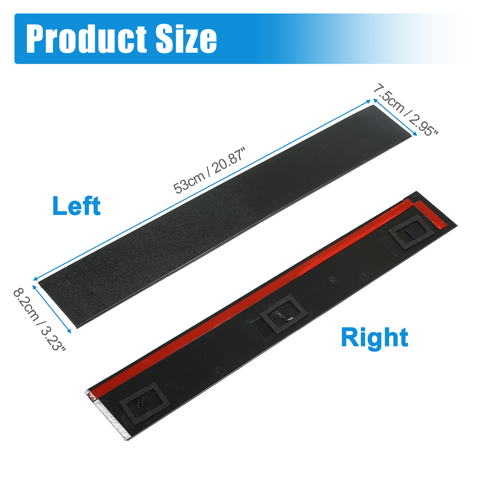 Windshield Pillar Trim Exterior Garnish TWO Custom for Ram C/V 2012 for Dodge