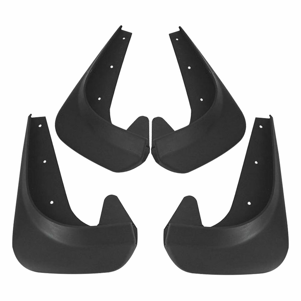New Black Splash Guards Mud Flaps Fender Kit Car Auto Accessories EAV Plastic US