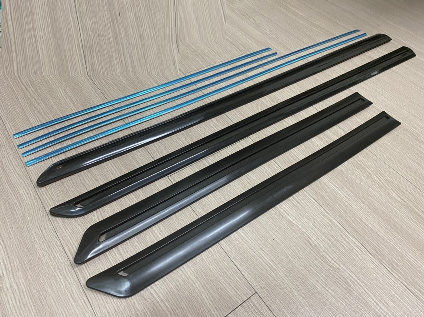 For Toyota Corolla 2003-2008 door body side molding chrome trim 3M-UNPAINTED