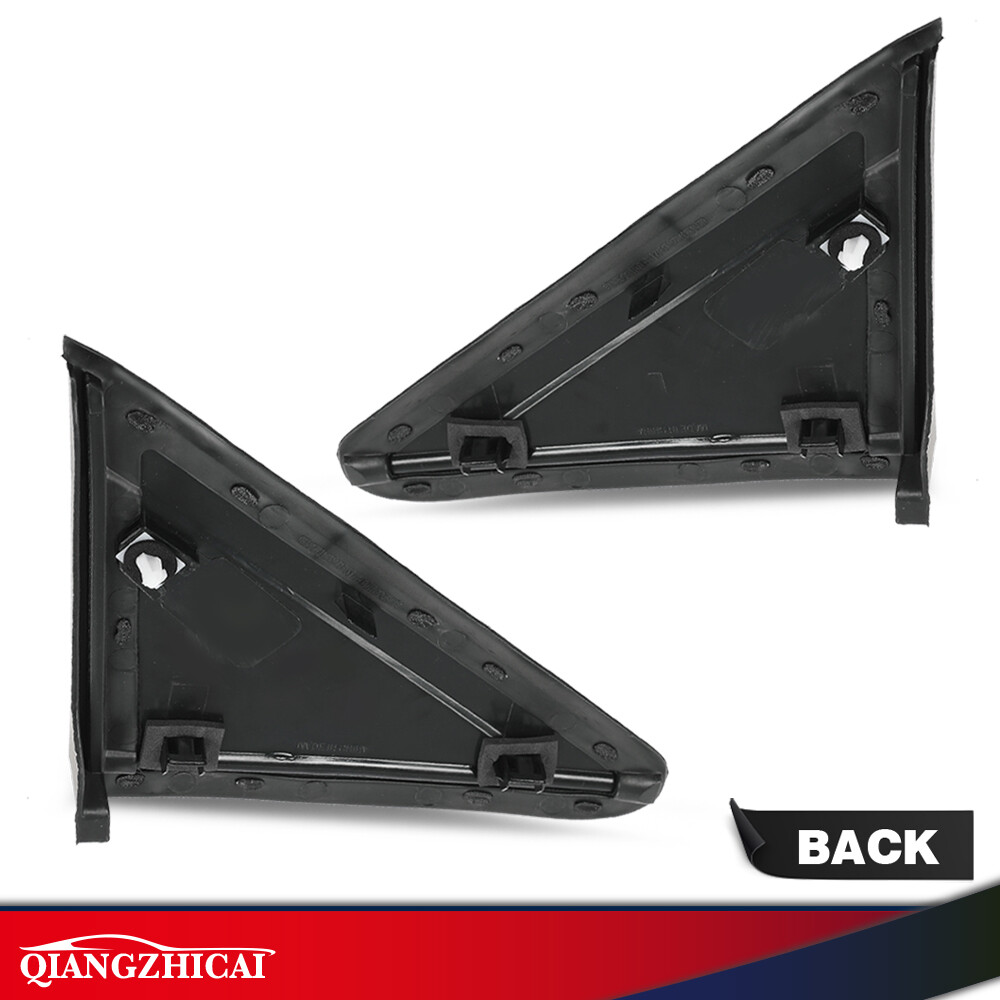 Fit For 08-19 Dodge Caravan 08-16 Town&Country Mirror Flag Applique Trim Pair