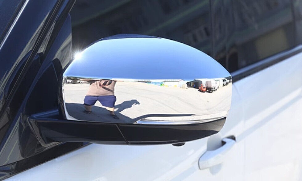 For LR Range Rover L405 2013-2022 Chrome Rear View Mirror Cap Cover Trim 2PCS