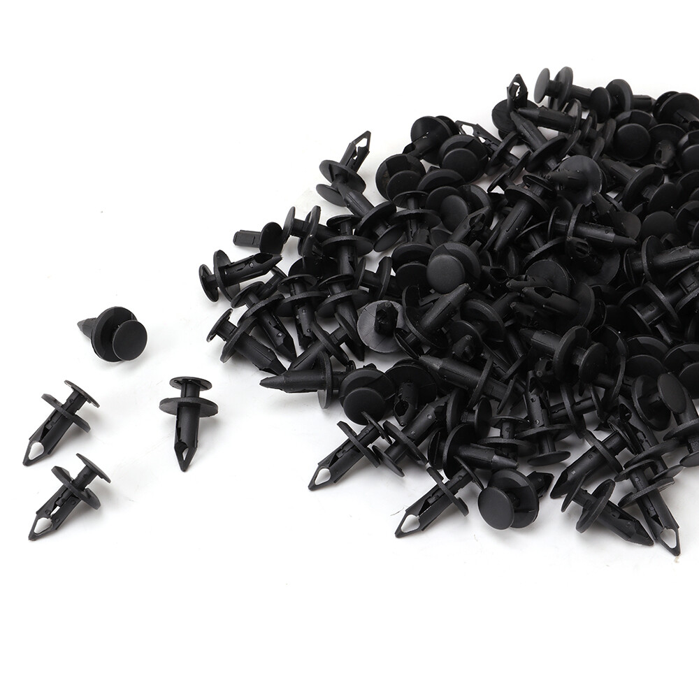120pcs Nylon Push Type Retainer Clips for 8mm Hole GM 21030249 Chrysler 6503598