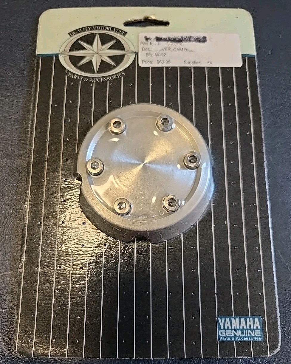 New Yamaha Motorcycle Star STR-5PX27-41-07 BRUSHED Chrome Billet Cam Cover