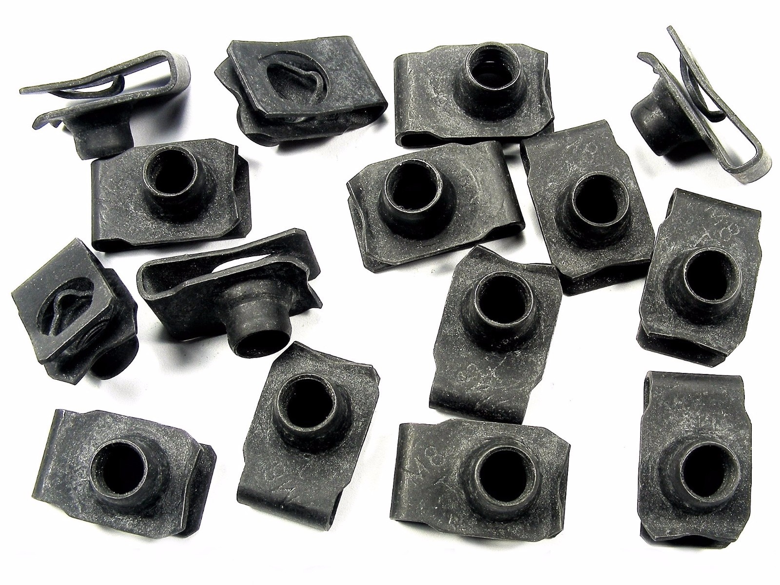MERCURY U-nut Clips- M8-1.25 Thread- 14.5mm Center of Hole to Edge- 15 pcs- #196