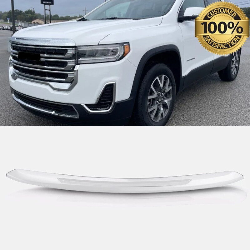 Summit White Front Upper Cover Hood Molding Trim For 2020-2023 GMC Acadia SLT US