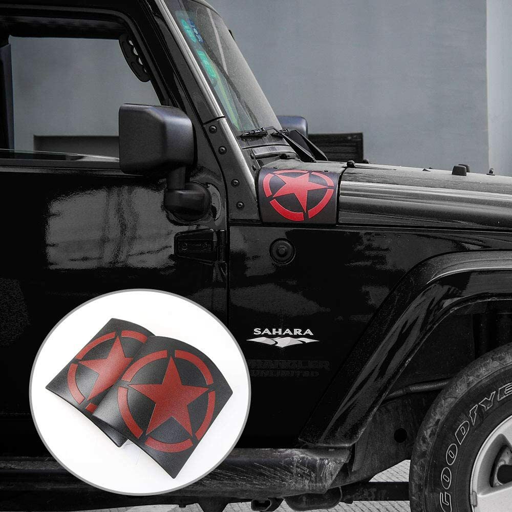 Body Armor Corner Guards Hood Guard for 2007-2018 Jeep Wrangler JK Accessories
