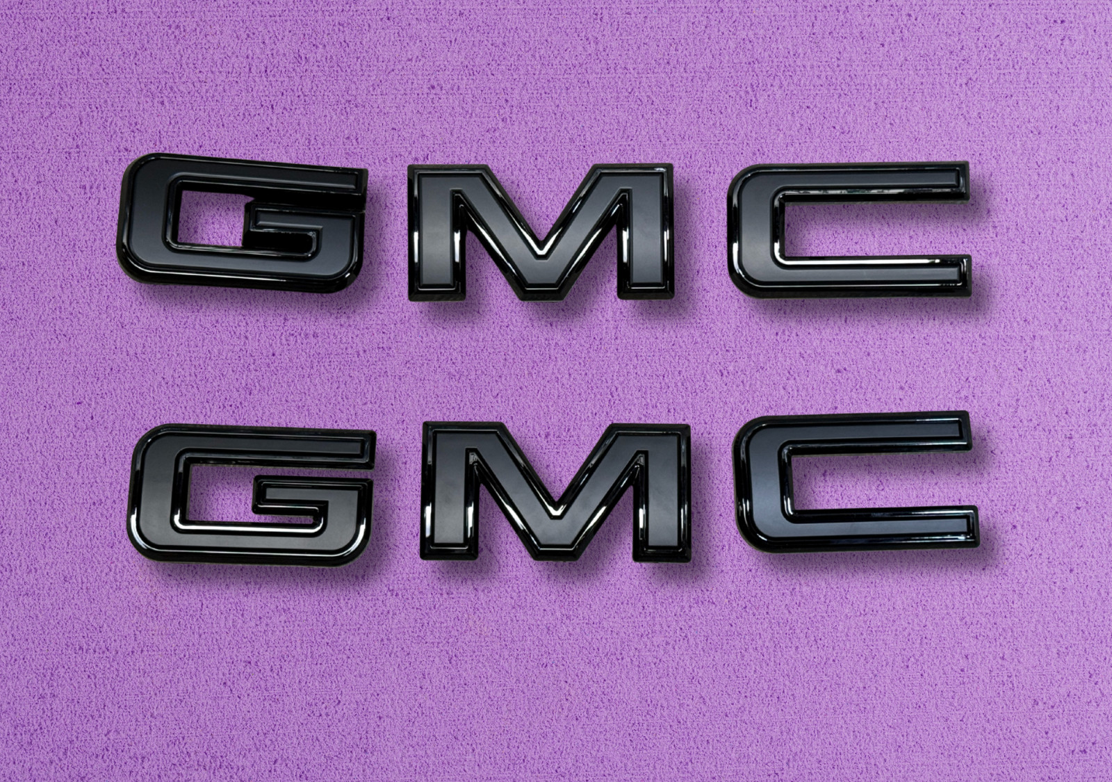 NEW Front & Rear Emblem Black kit For 2019 – 2026 GMC Sierra 1500 2500HD 3500HD