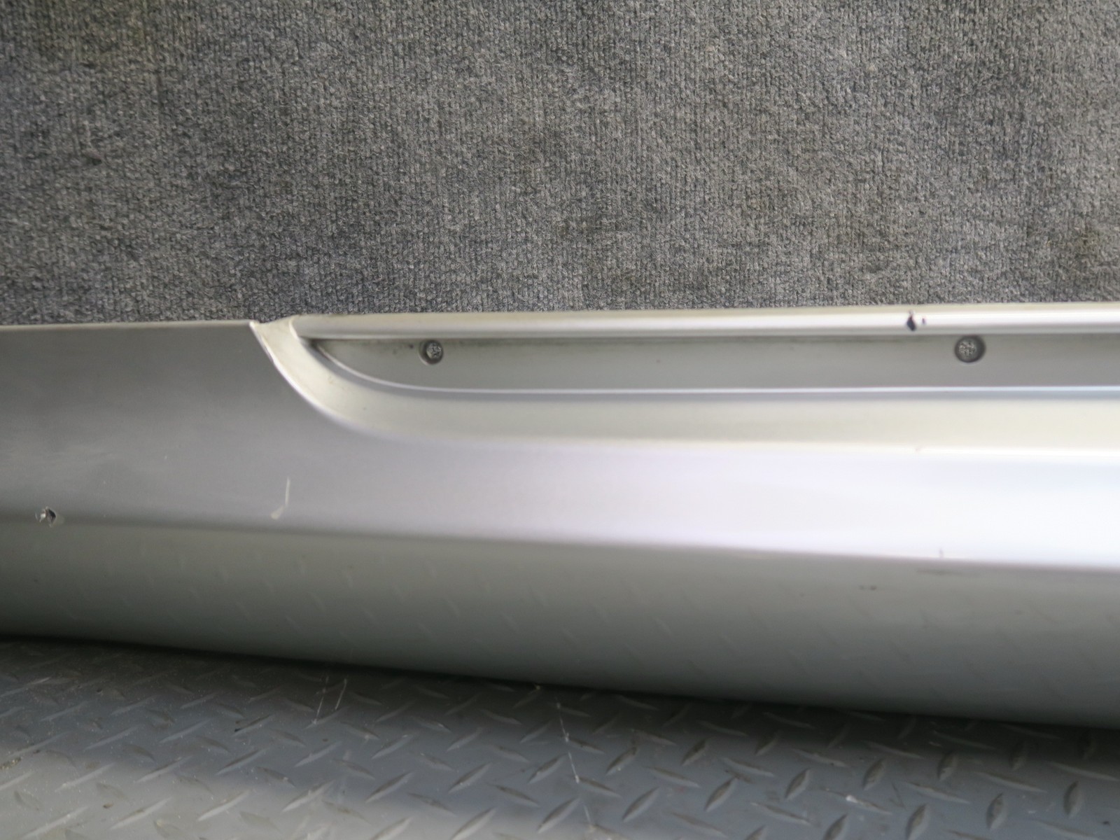 02-05 LEXUS Z40 SC430 SET OF 2 LEFT & RIGHT SIDE SKIRT ROCKER PANEL SILVER OEM