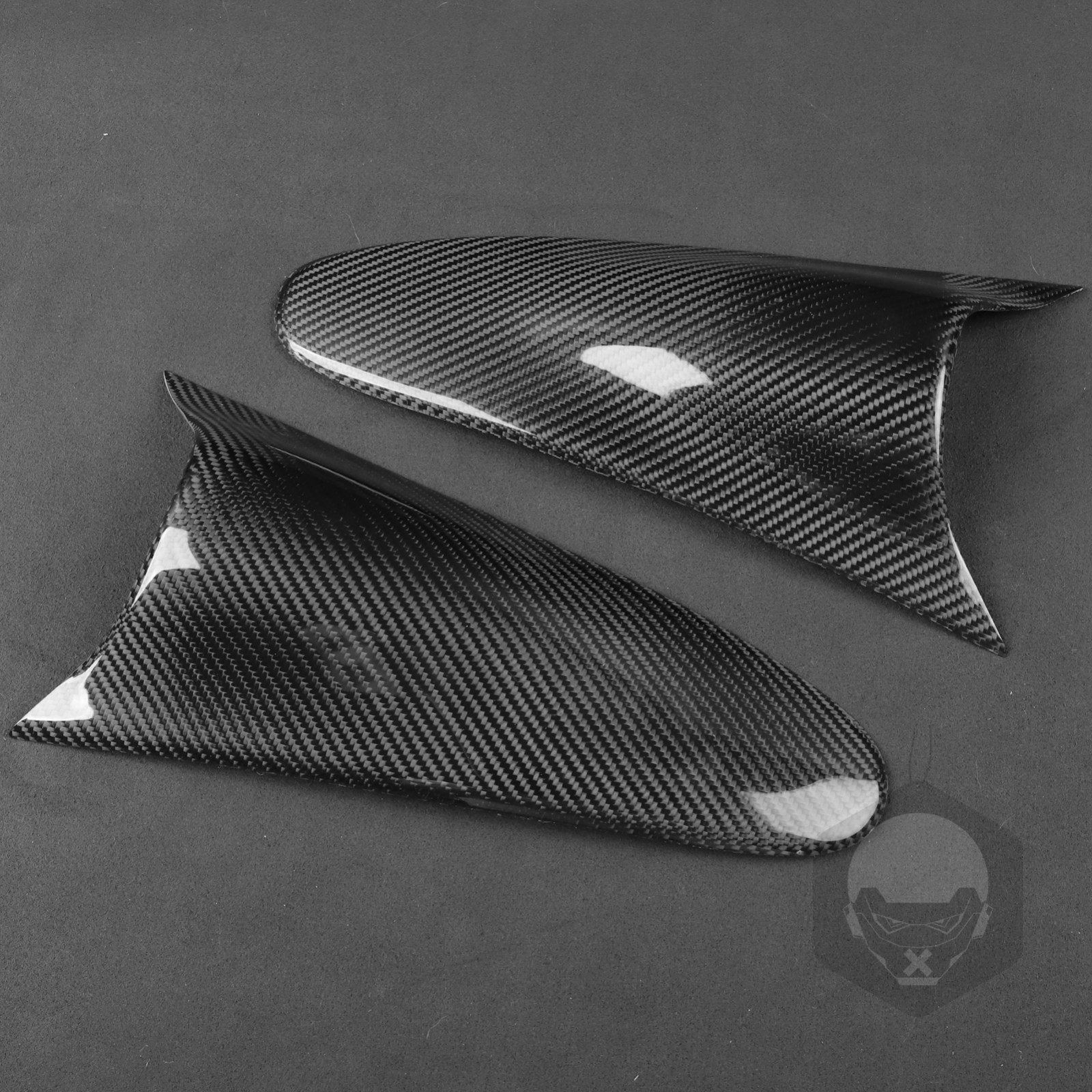 Real Dry Carbon Fiber Front Headlight Eyebrow Cover Trim For Toyota Celica 00-05