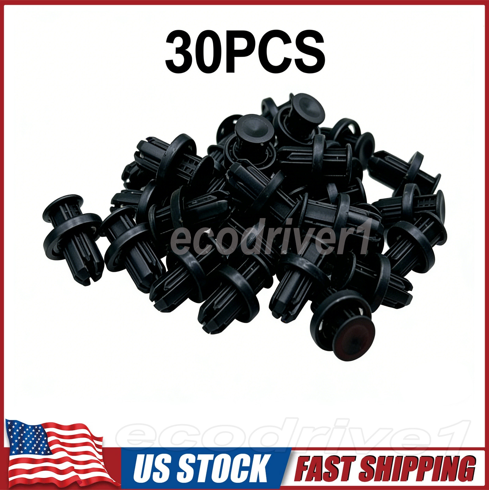 30PCS FOR HONDA BUMPER / UNDER COVER RETAINER CLIP 91505-TM8-003