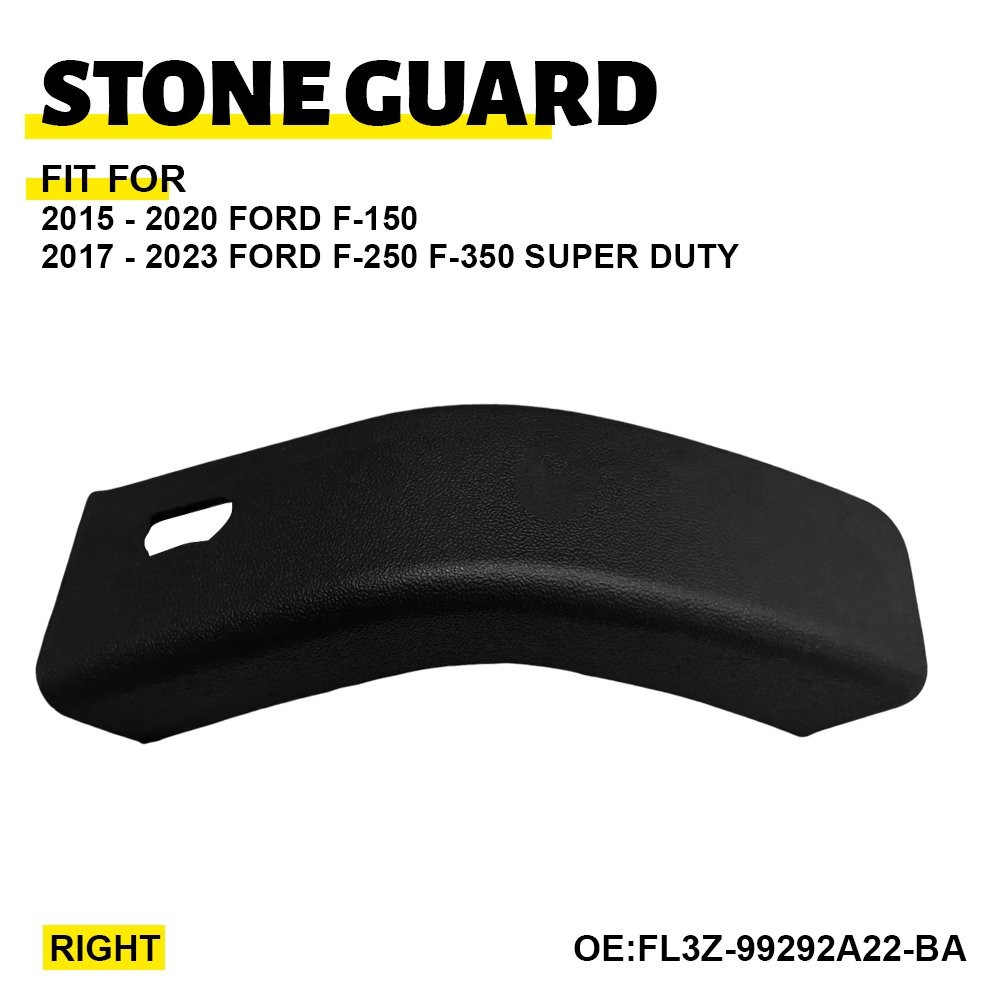 Stone Guard Passenger RH For 15-20 Ford F-150 17-23 Ford F-350 F-250 Super Duty