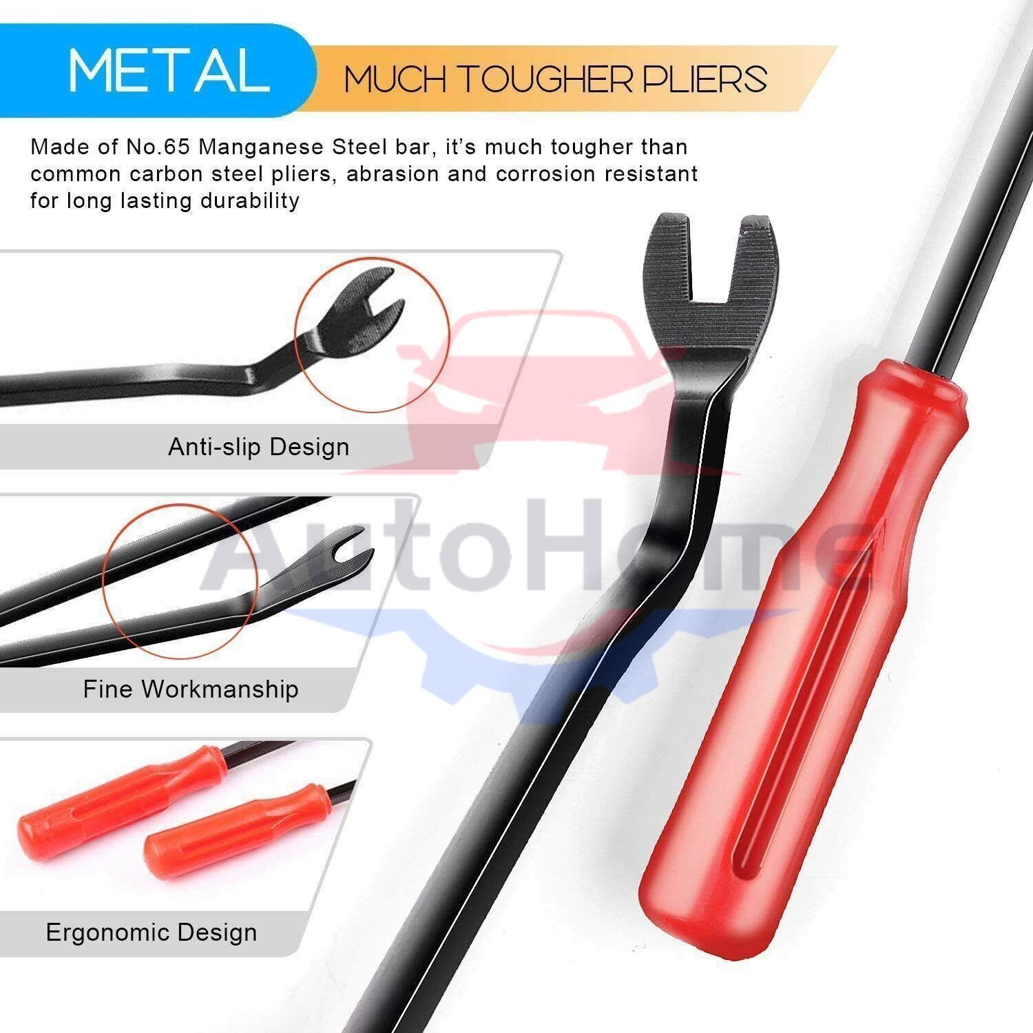 1101PCS Car Retainer Clips Auto Fasteners Push Trim Clips Pin Rivet Bumper Kit