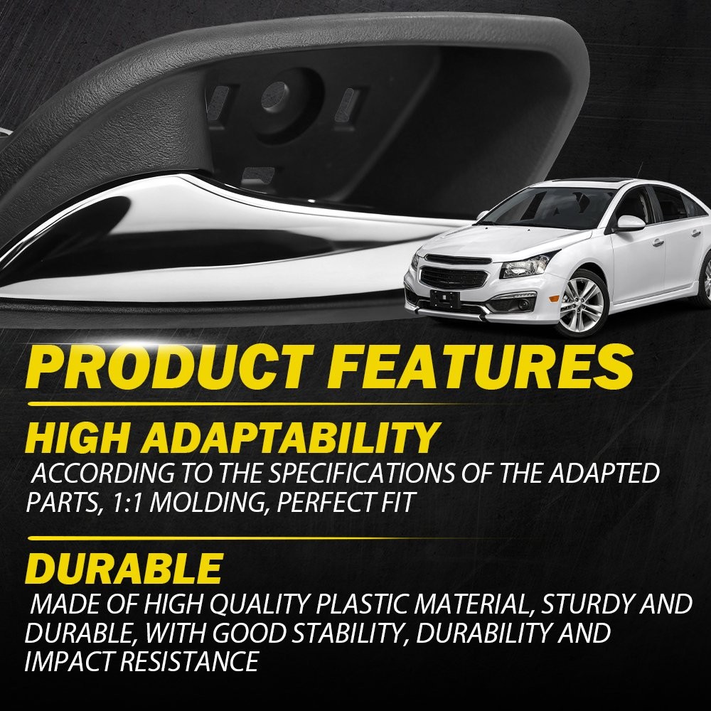 1-4X Door Handle For 2011-2015 Chevrolet Cruze Front Rear Left Right Inner Black