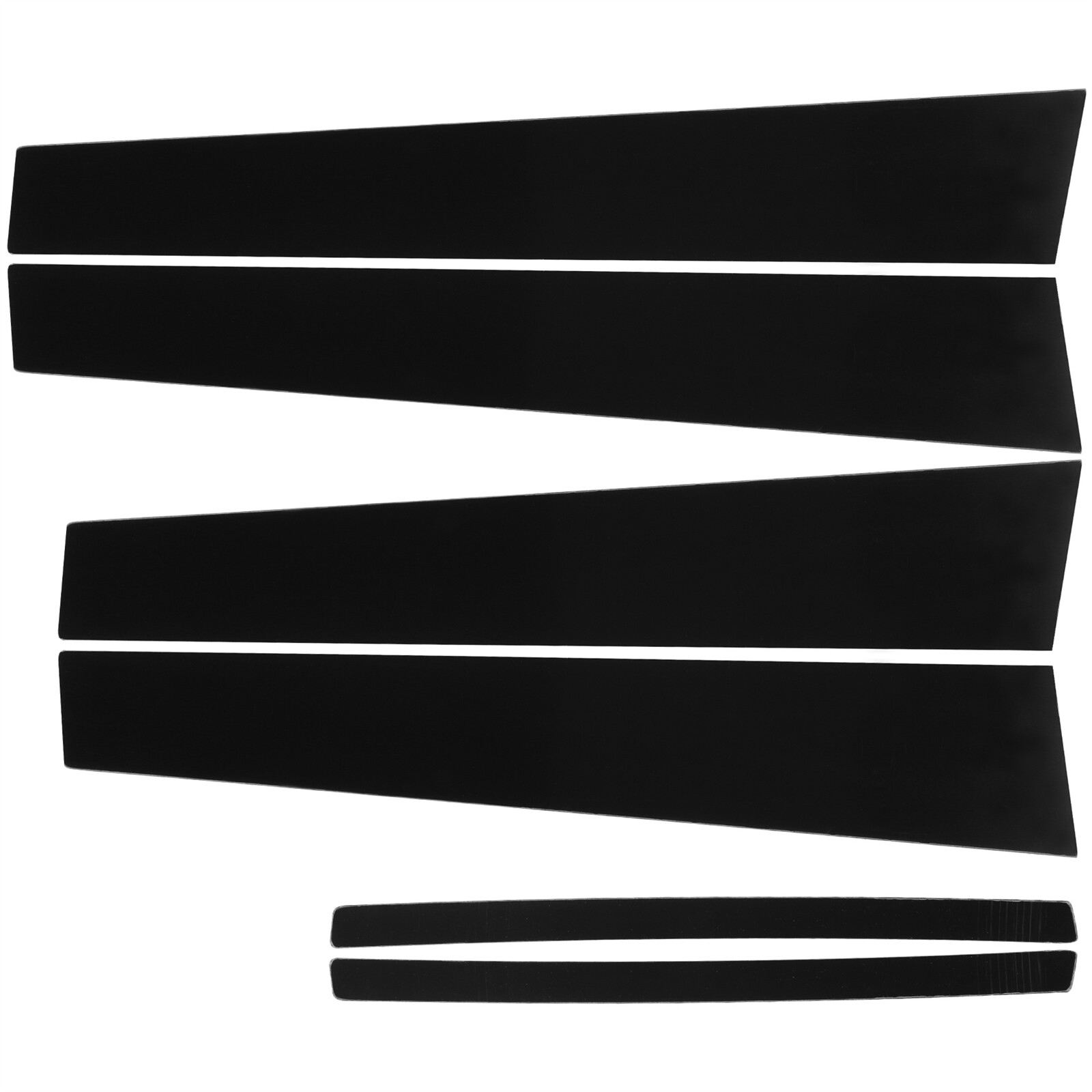 6PCS Black Gloss Pillar Posts Door Window Trim Cover 2011-2021 for Dodge Charger