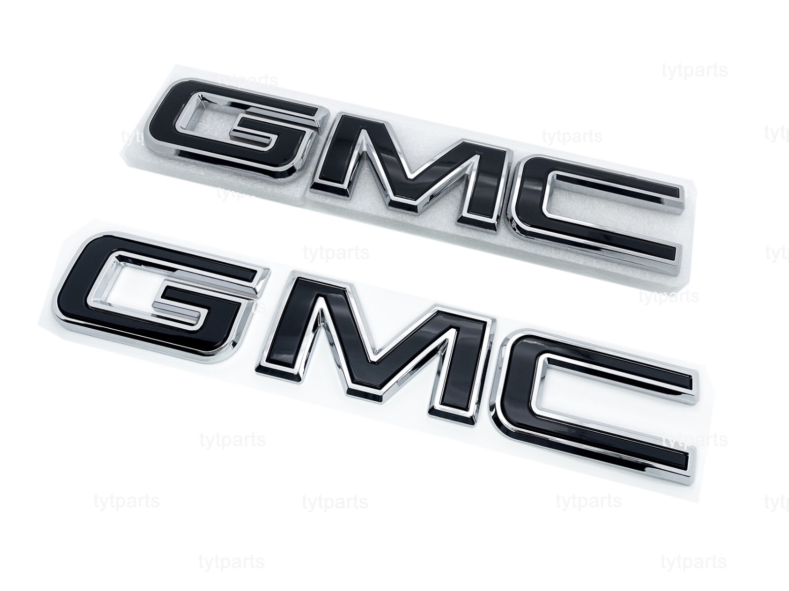 NEW 2021-2022 GMC Canyon Front & Tailgate Emblems GM OEM 84907452 Chrome Black
