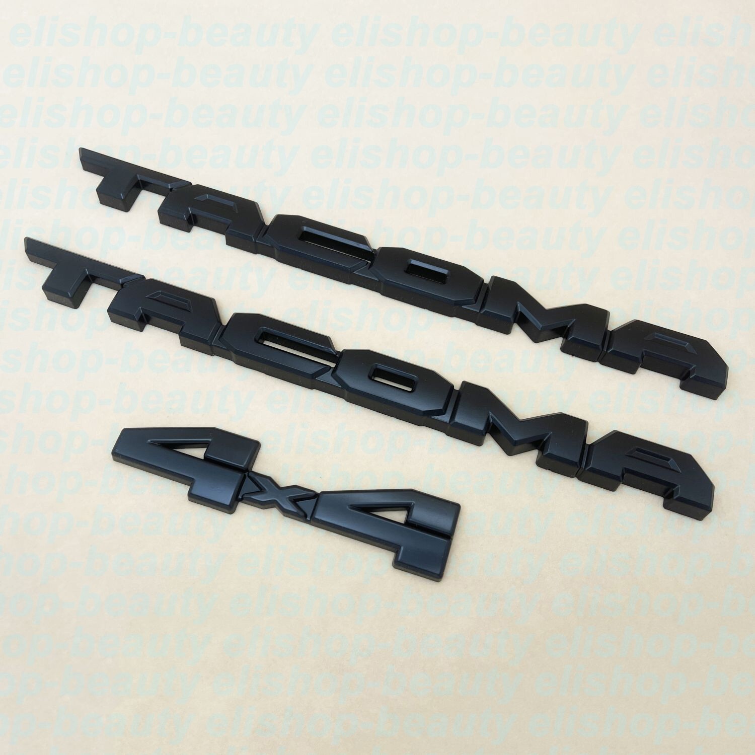 NEW matte Black BLACKOUT EMBLEM OVERLAY KIT FOR 2024 Tacoma SR 4X4 SR5 TRD