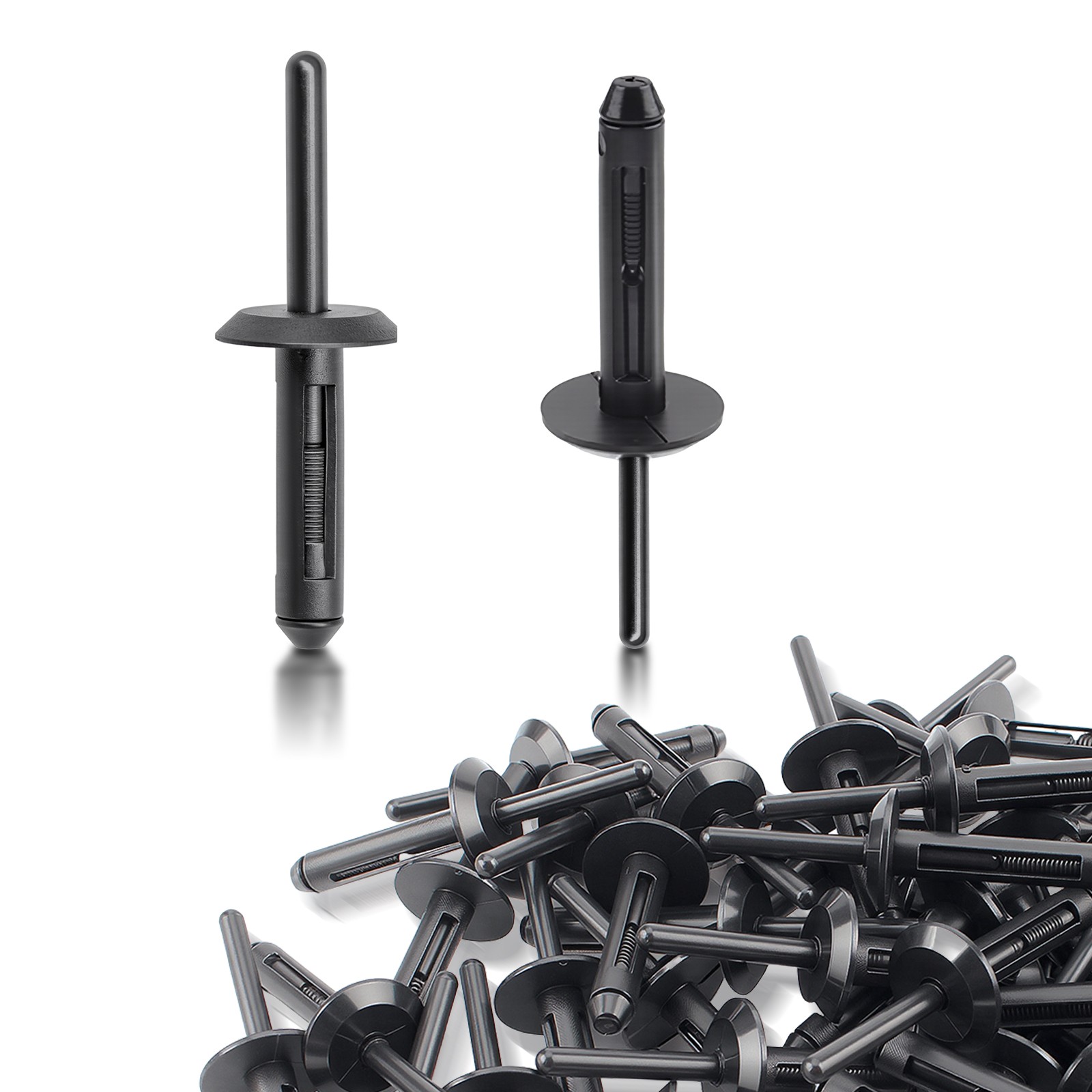 set of 50 For Jeep Chrylser Dodge Nylon Blind Rivets 6500911 14063981 N803043S