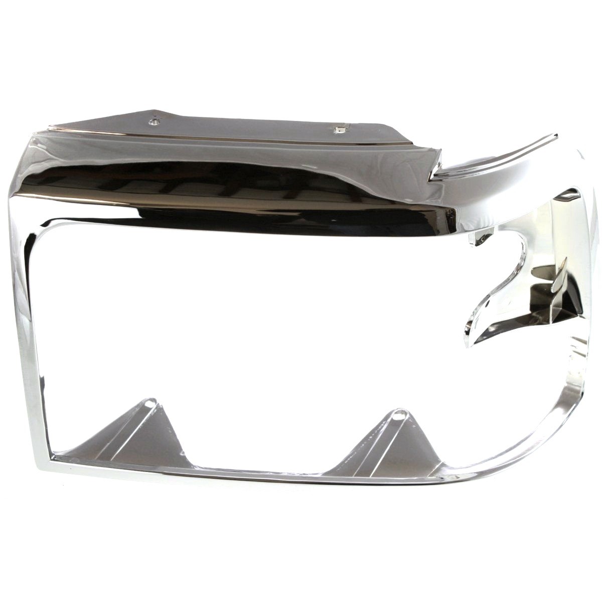 NEW CHROME HEADLIGHT BEZELS TRIM RH LH SET FOR 92-96 FORD F150 F250 F350 BRONCO