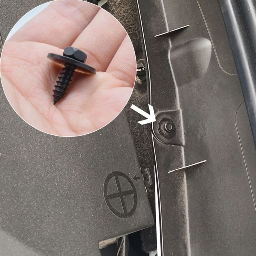 Pratical Screw Body Fender Bumper Retainer Clips Gasket Fastener Kit Metal 50PCS