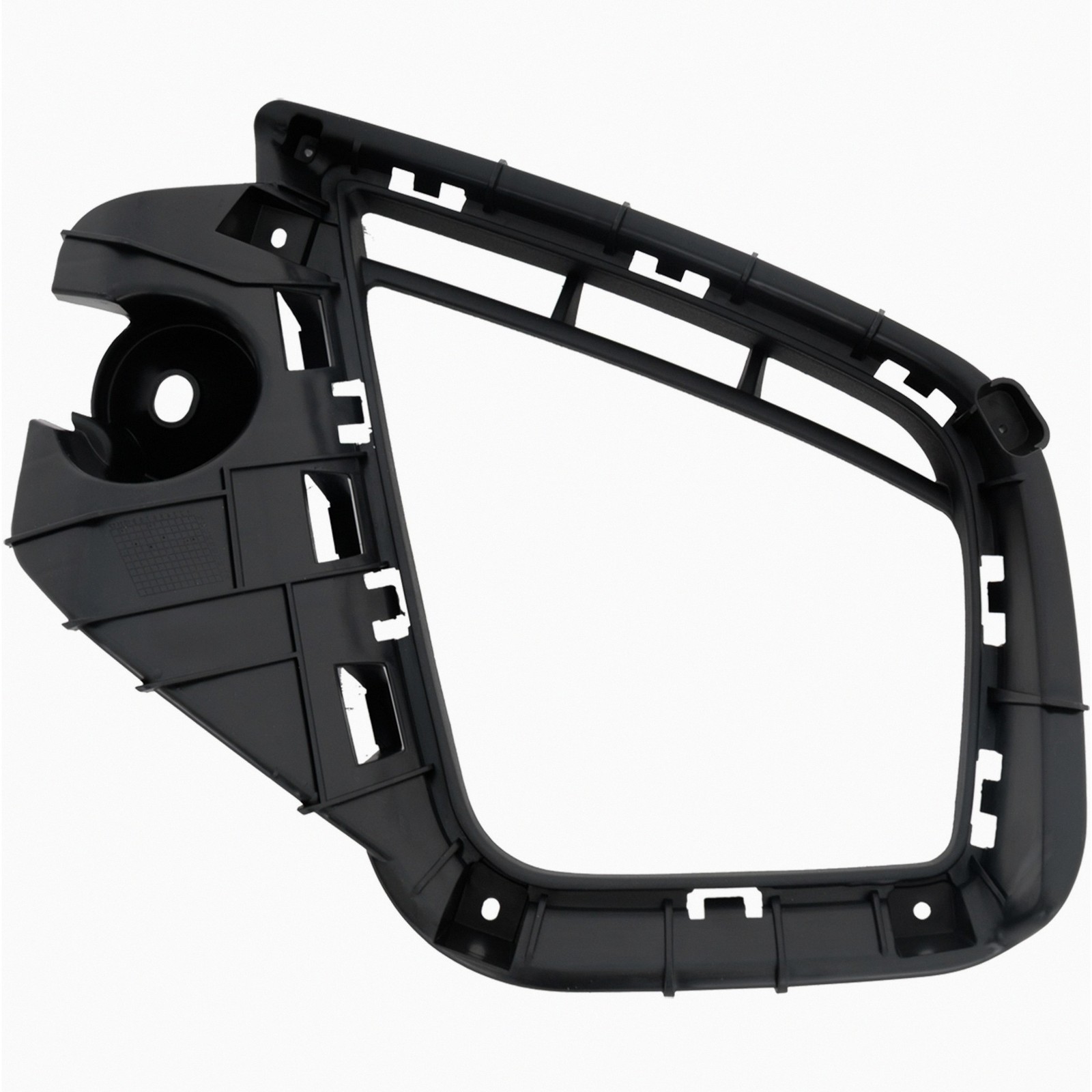 Right Passenger Headlight Molding Fits 22-24 Hyundai Tucson Matte Black