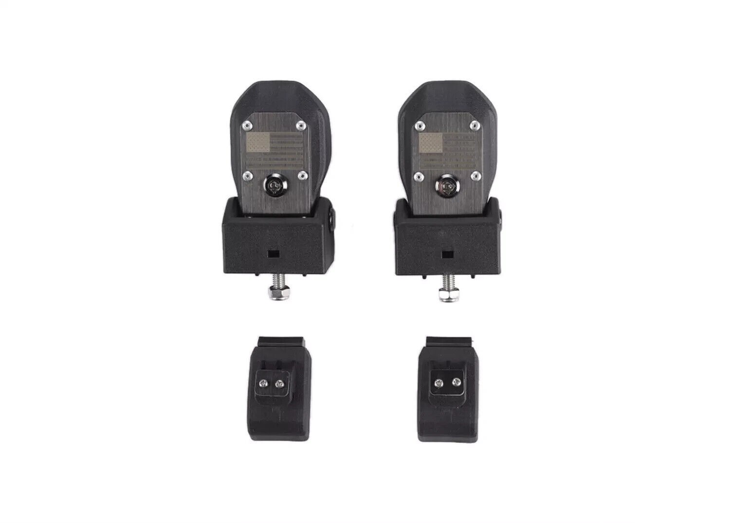 2X For Jeep Wrangler JL 2018-Present OEM Hood Latches Catch Locking with Key NEW