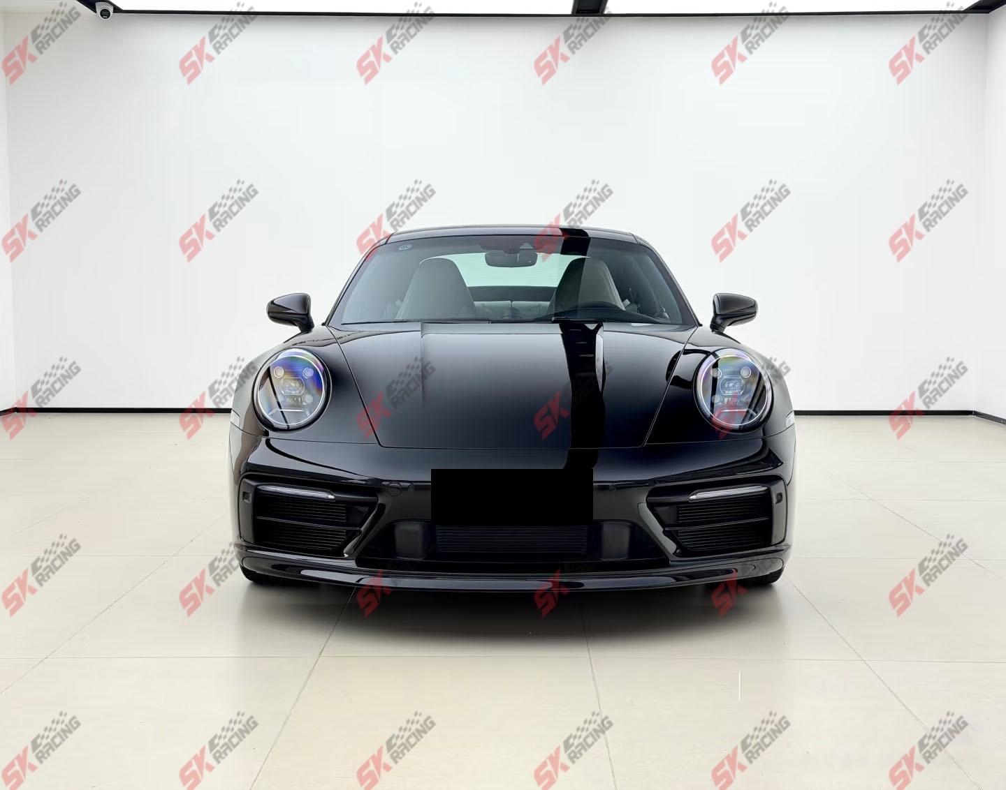 Fits Porsche 911 992.1 20-24 Carrera Unpainted FRP/Carbon Fiber Front Bumper Lip