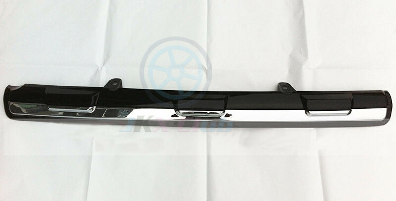 ABS Plate j Pearl White Rear Bumper Guard Cover For Toyota Prado FJ150 2010-17