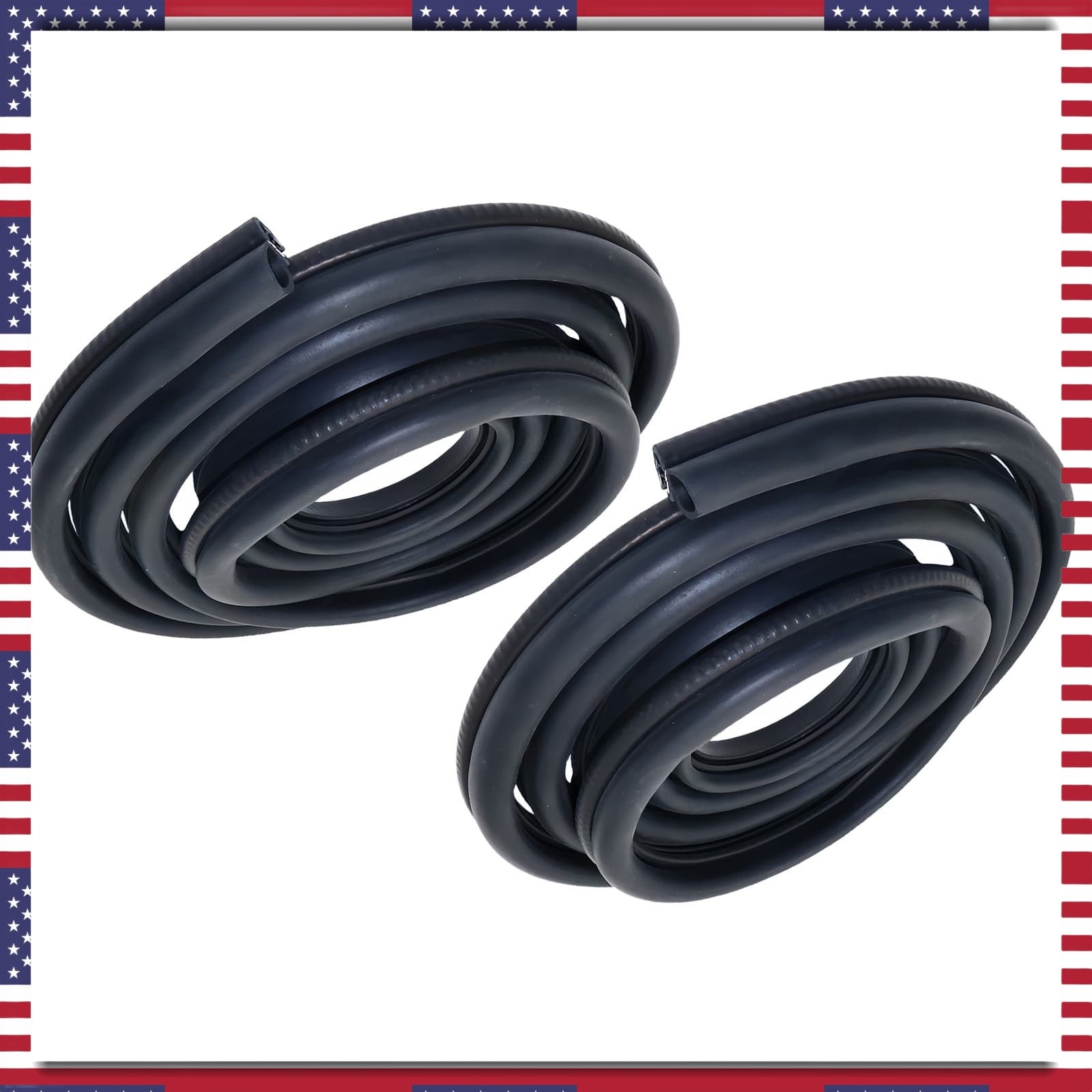 For 86-07 Peterbilt 377 359 379 330 380 Rubber Door Seals Weatherstrip Pair Set