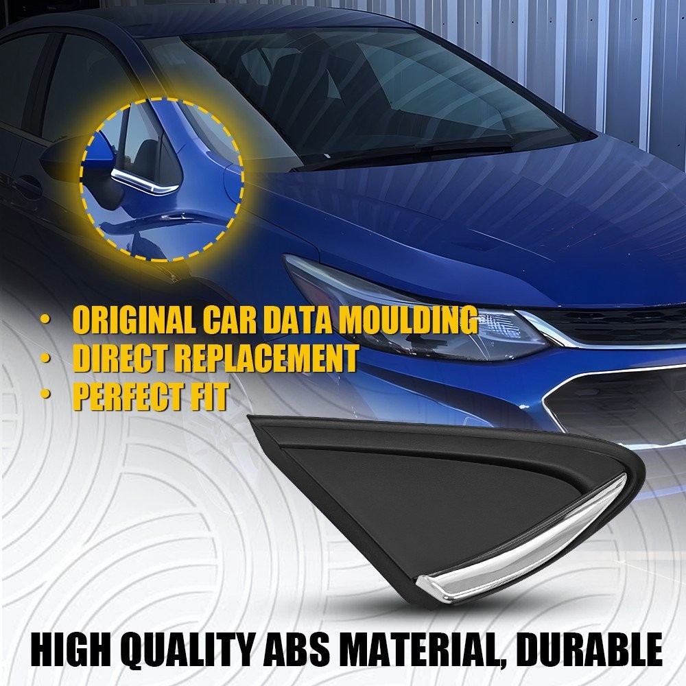 For 16-19 Chevrolet Cruze Mirror Corner Triangle Molding Fender Trim Right 1~10X
