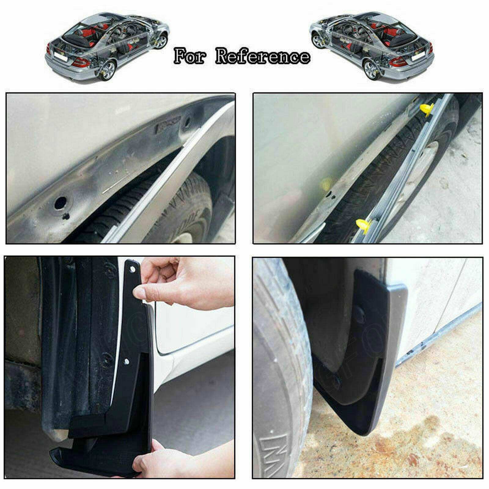 Car Parts Body Bumper Rivet Retainer Trim Molding Push Pin Clip Accessories Kits
