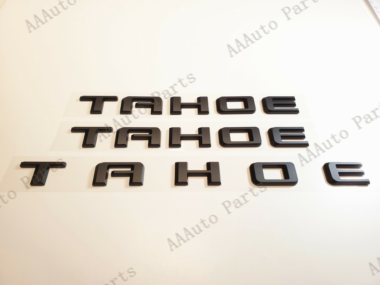 5PCS Chevrolet Tahoe Matte Black Door Rear Tailgate Tahoe Fender Z71 Emblems