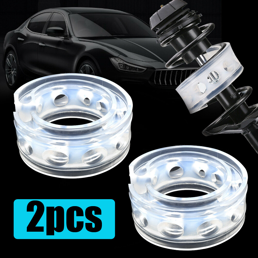 2Pcs Auto Car Shock Absorber Power Auto-Buffers Spring Bumpers Tool Type-B Trims