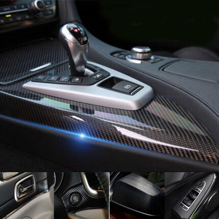 US Waterproof Carbon Fiber Vinyl Car Wrap Sheet Roll Film Sticker Decal Paper