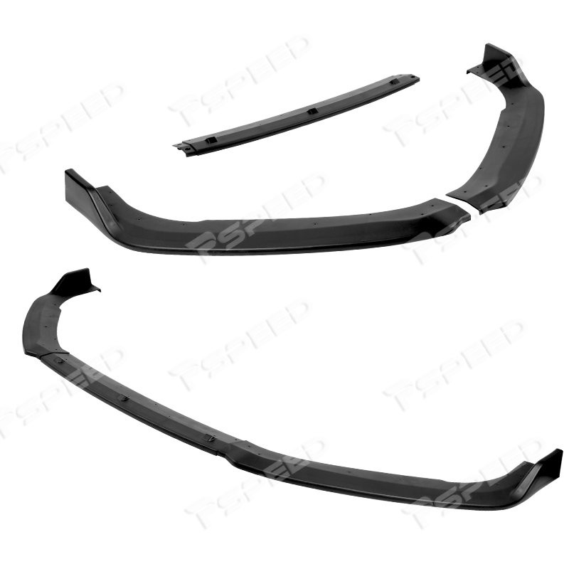 Matte Black Car Front Bumper Spoiler Chin Lip Trim For Honda Accord 2018-2020