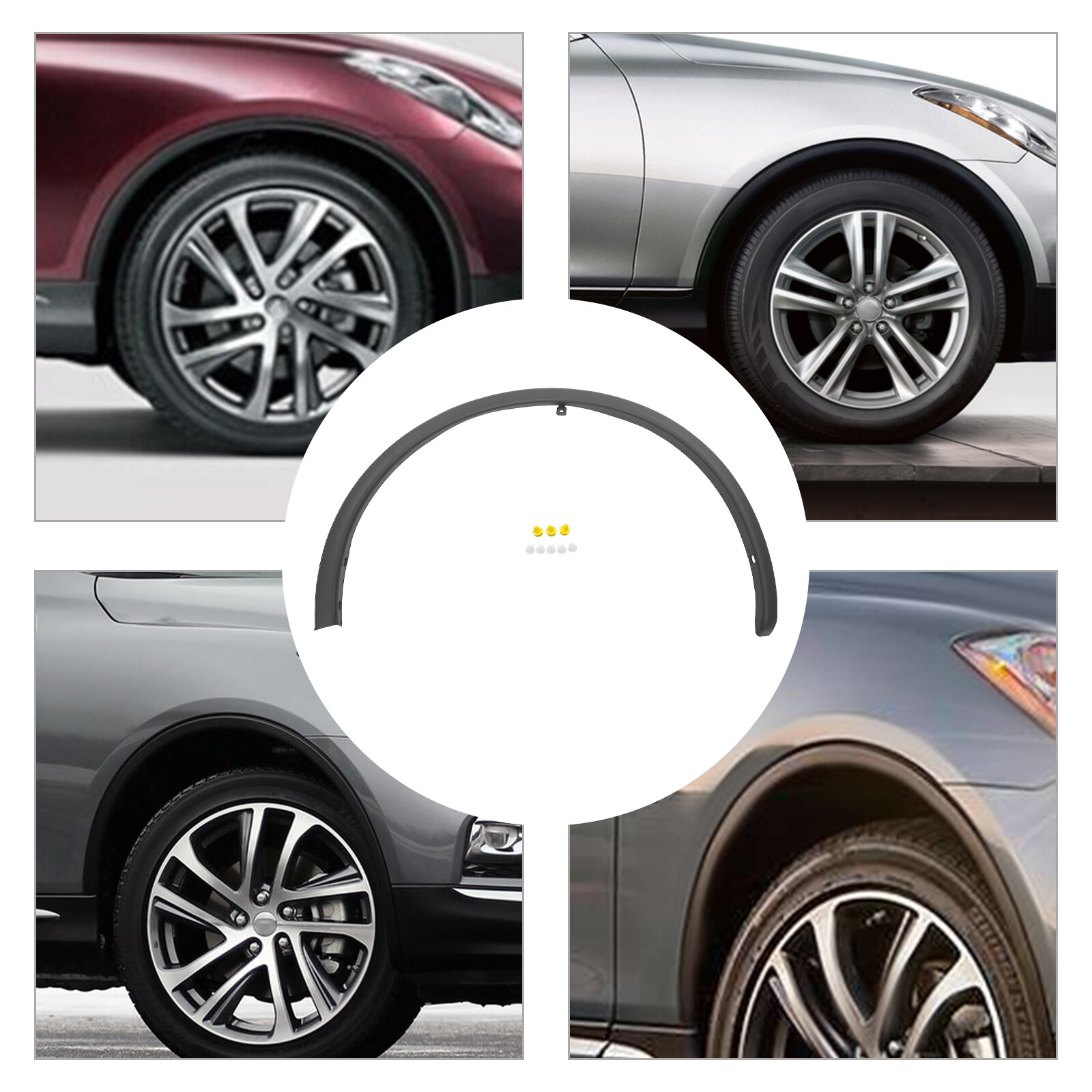 For 2008-2012 Infiniti Right Passenger Side Front Fender Molding Fender Trim