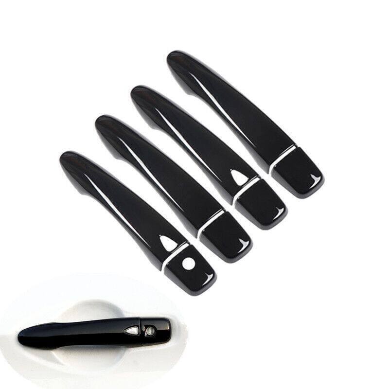 For Nissan Rogue Sport 17-2022 Gloss Black Exterior Side Door Handle Cover Trim