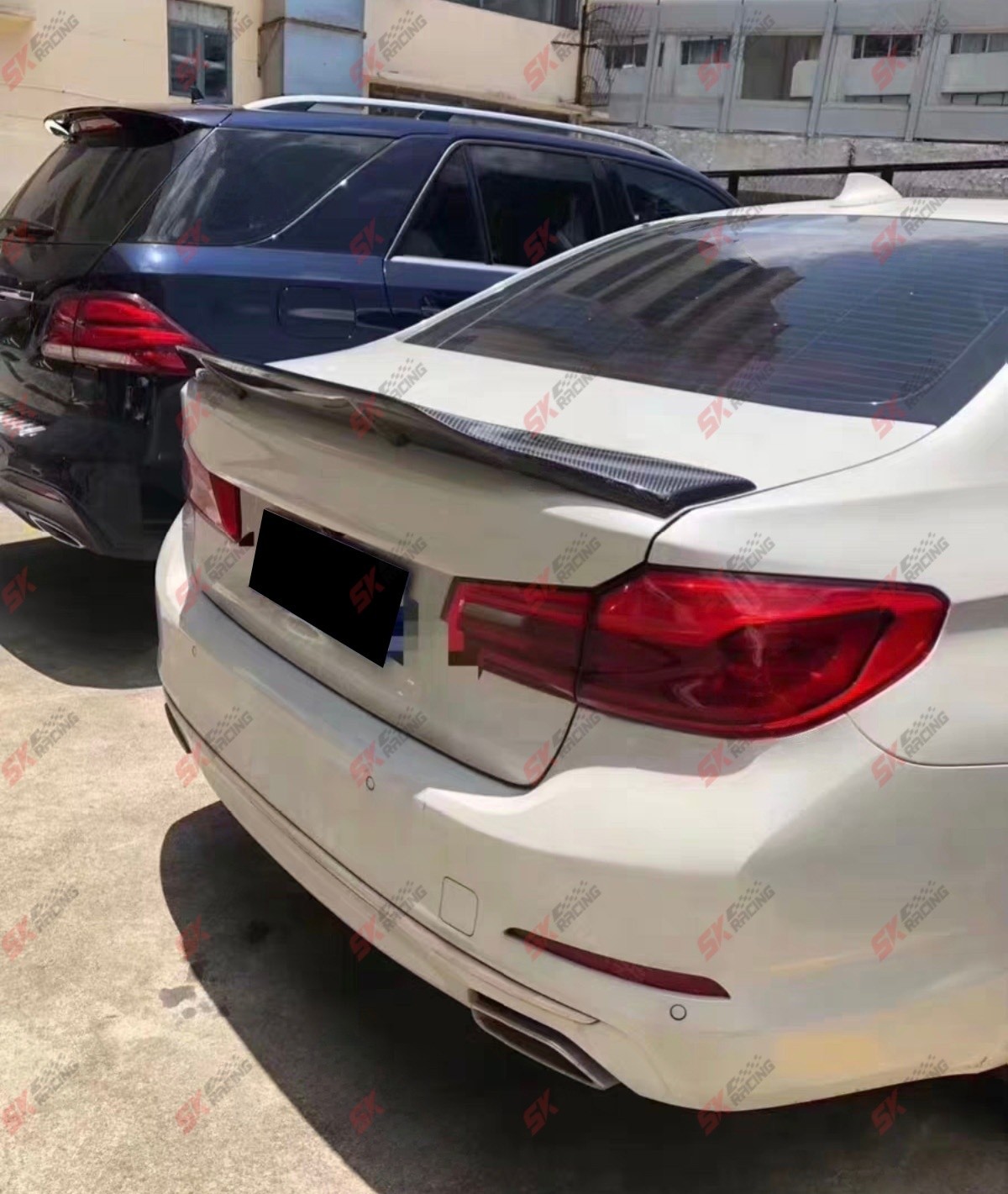 Fits For BMW 5 Series G30 M5 F90 18-23 Carbon Fiber/FRP Rear Trunk Spoiler Wing