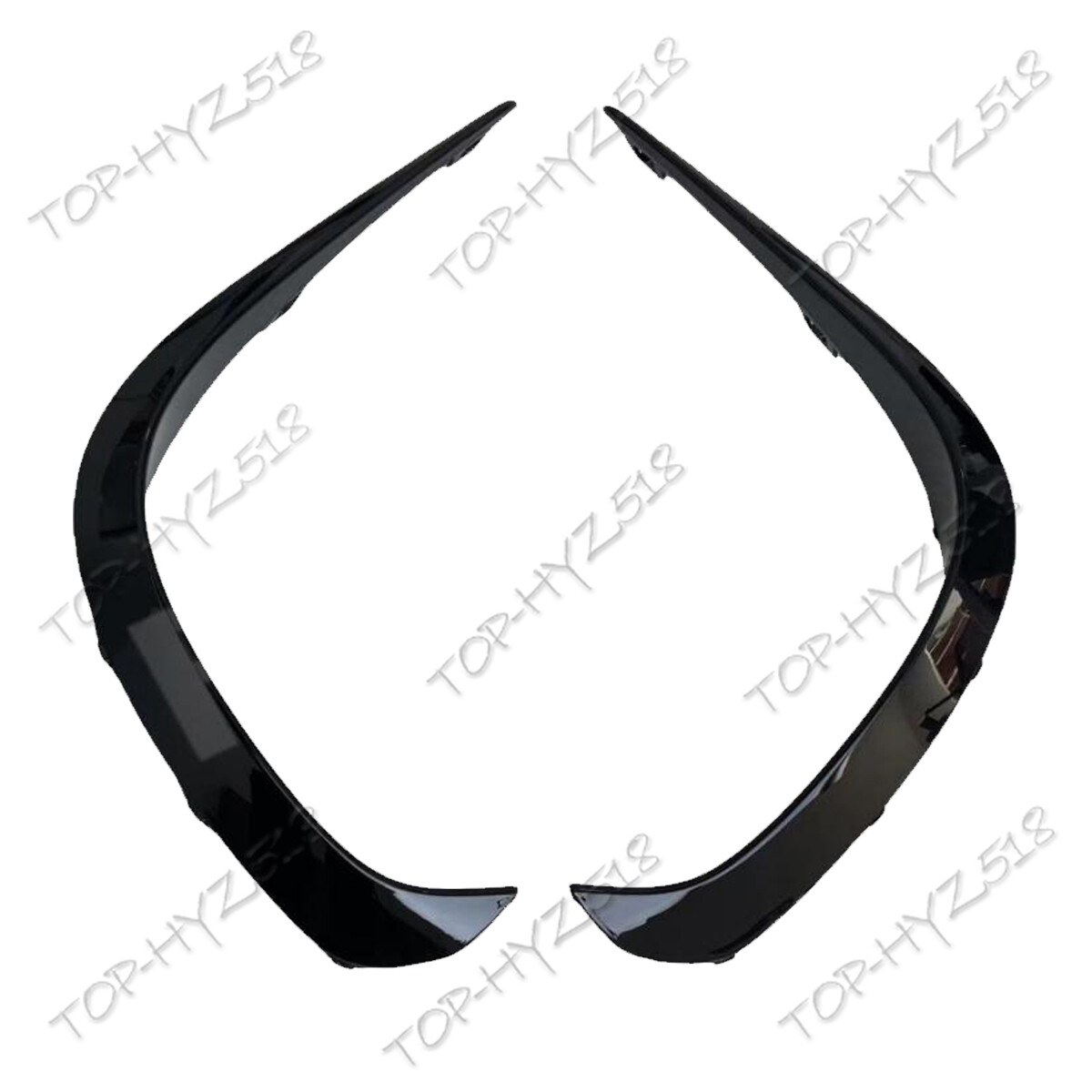 Black Front Bumper Wind Knife Grille Replace Part For Mercedes-Benz GLC 2023-25