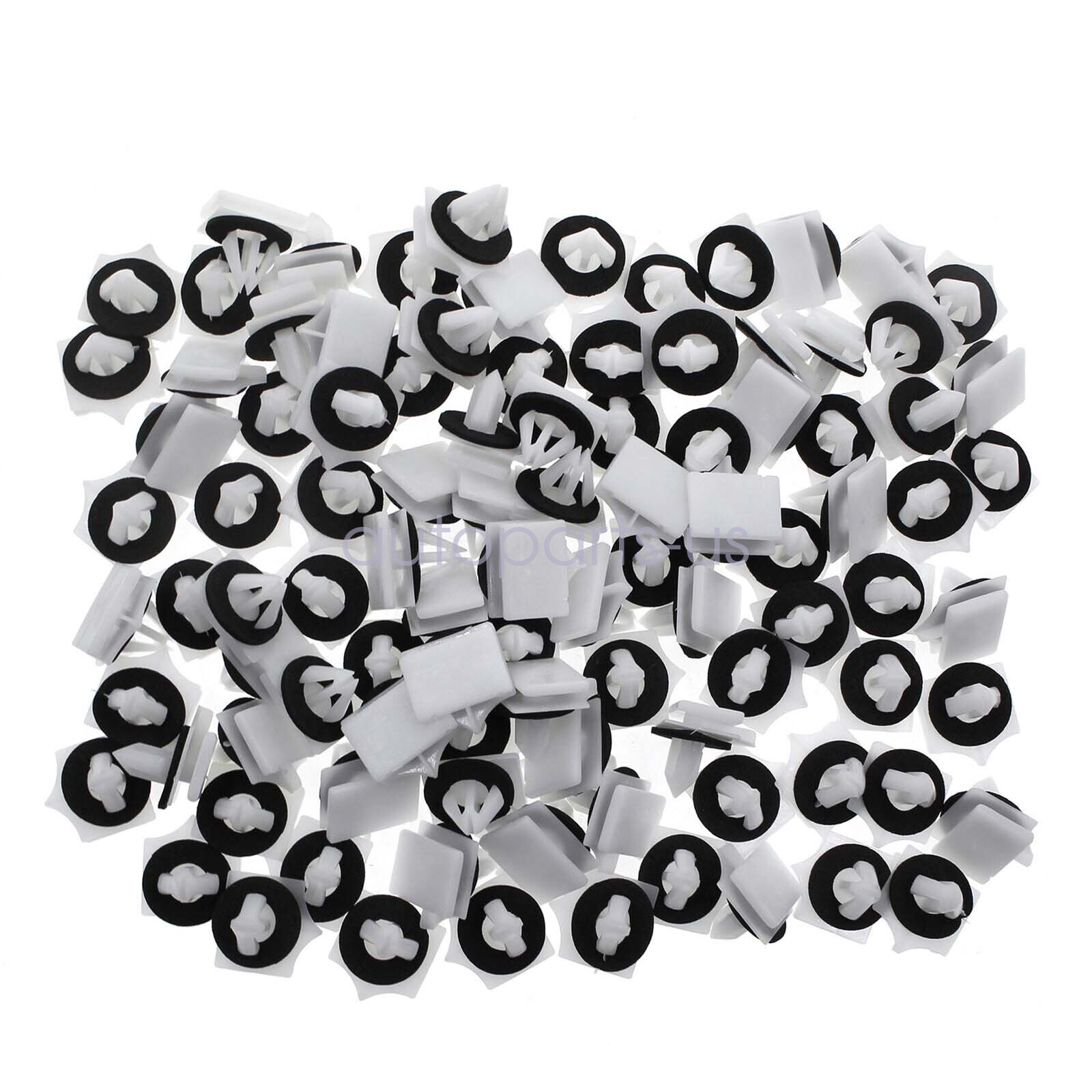 100x Nylon Panel Moulding Clips for Chevy Avalanche 2002 On Cladding