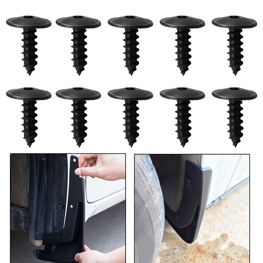 10pcs Screw Bumpers And Other Trim. Auto Parts Auto Parts Clips Bumper Engine
